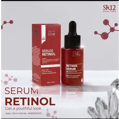 SERUM RETINOL SR12 / SERUM RETINOL / SERUM ANTI AGING / SERUM ANTI PENUAAN / ANTI WRINKLE / MENGATASI JERAWAT