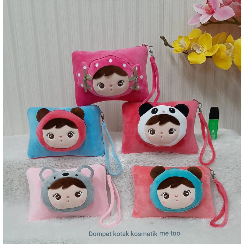 TOYSOPEDIA Dompet Cewek Metoo size 20x15cm/dompet hp karakter/tempat pensil/dompet koin