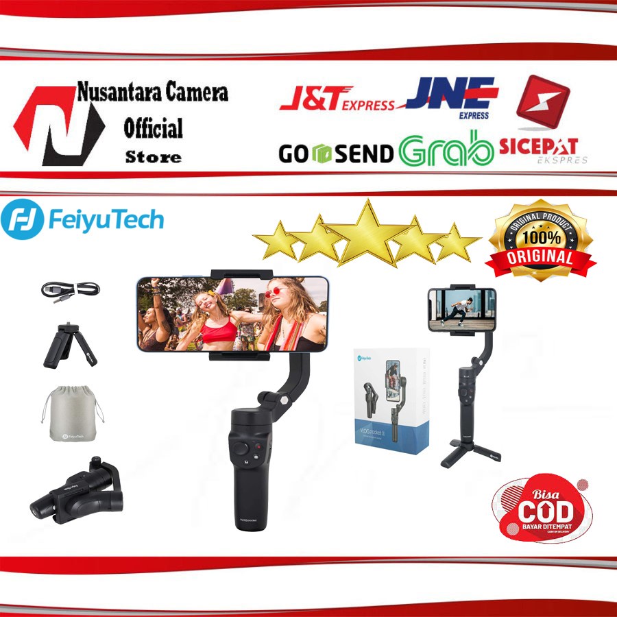 Feiyu VLOG pocket 2 3-Axis Control Smartphone Gimbal Stabilizer