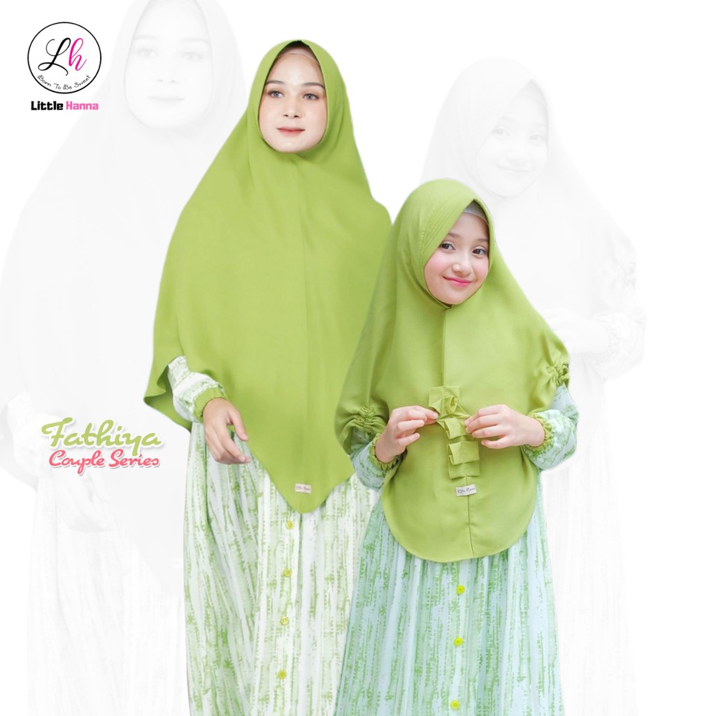 Gamis Fathiya mom Series by Little Hanna Upright