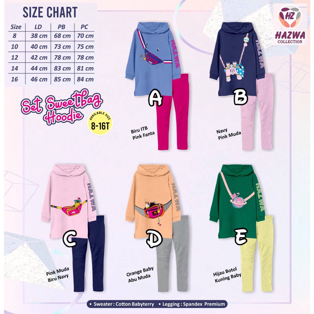 Set Sweater Hoodie Hazwa