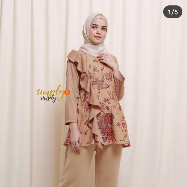 Ruffle Merak Krem simply2simply