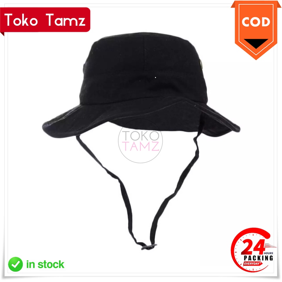 COD MAKASSAR Topi Rimba Murah Polos Topi Hutan Outdoor Topi Tali Daki Gunung Shopee Toko Tamz