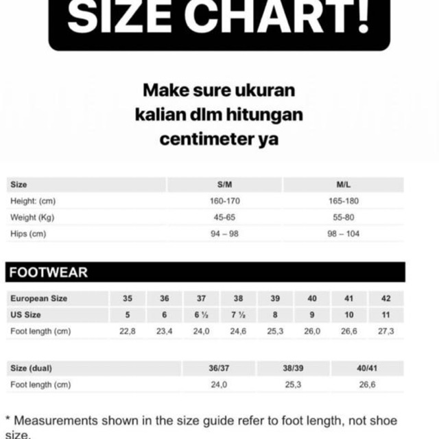 size chart zara woman shoes