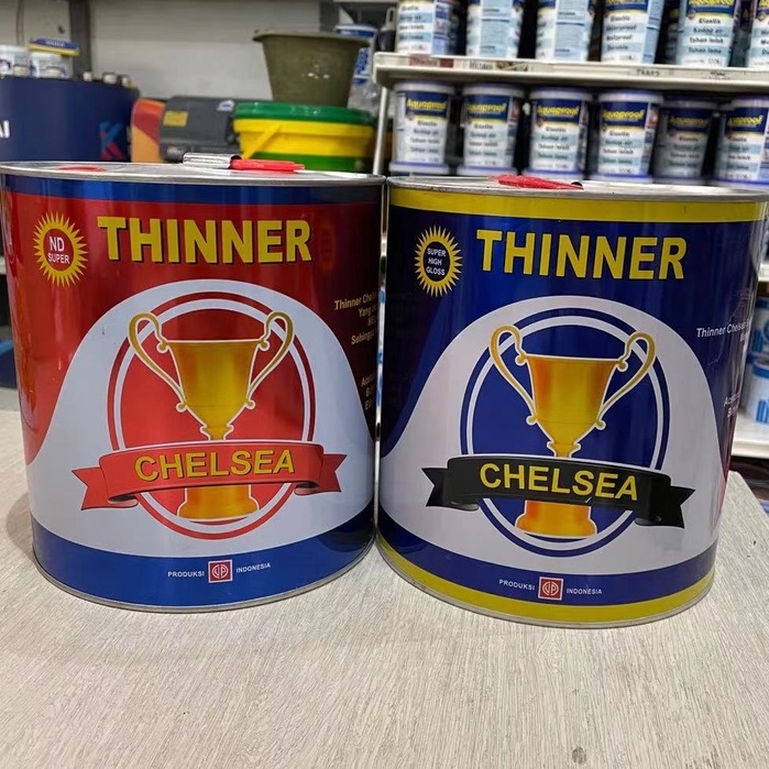 THINNER CHELSEA KALENG MERAH BIRU 5L /TINER/TINNER HIGHGLOSS /ND super