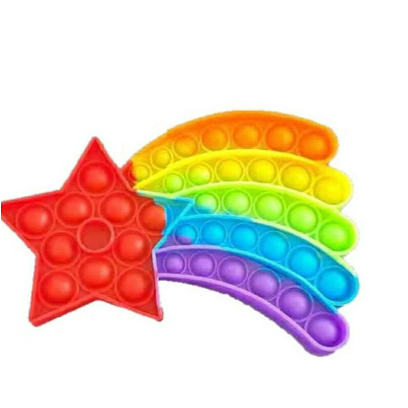Pop It Rainbow Mainan Anak-Rainbow