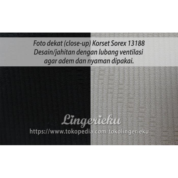 Celana Dalam Korset Wanita Sorex 13188 - Hitam