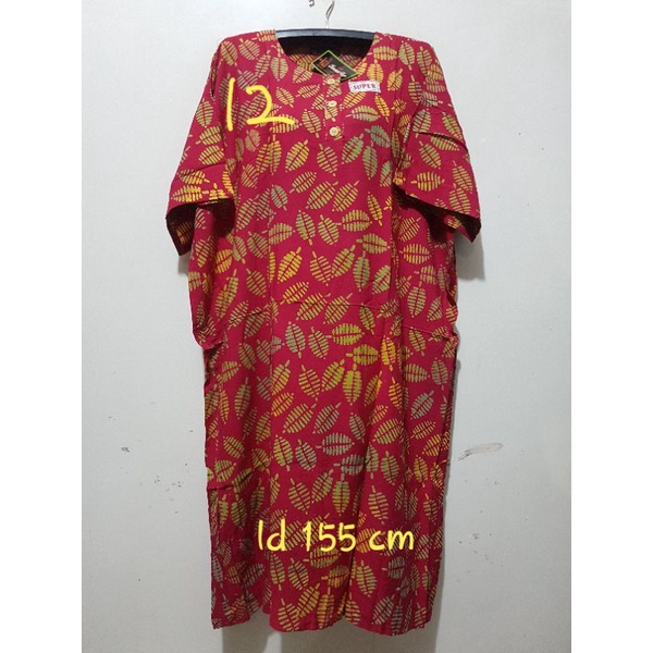 YULI - DASTER L5 REMEK LD 140 - 150 CM PB 110 CM BATIK KENCANA UNGU LABEL HITAM KUH-no 12