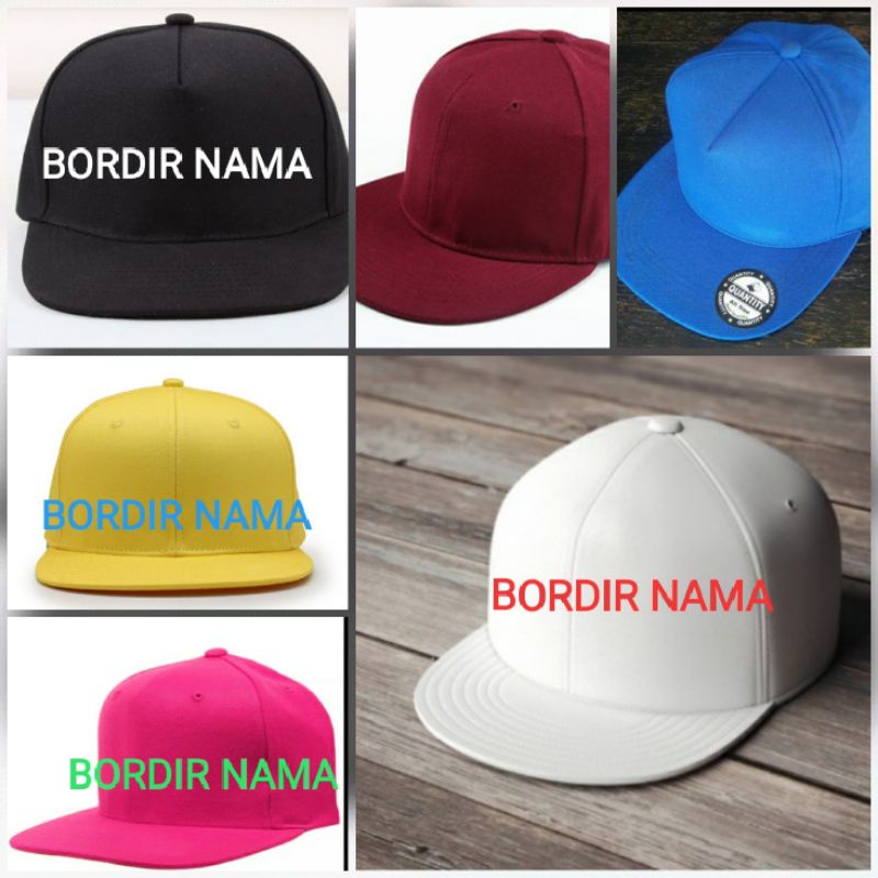 Topi Snapback Anak Bordir Nama Topi Snapback Anak Polos Topi Anak Unisex