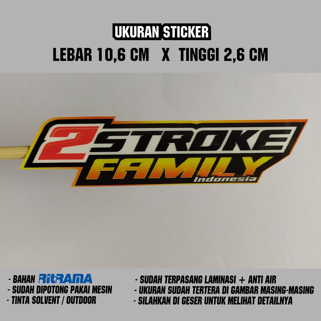 sticker 2 tak terbaru / sticker two stroke viral / sticker bebek goreng / sticker dua tak indonesia / sticker gara gara 2 tak / sticker rx king / sticker 2 tak / dua tak indonesia / sticker 2 tak lovers / sticker fiz r-2 stroke family glos