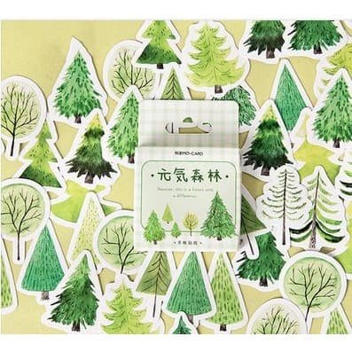 Label Sticker - Energetic Forest (45pcs)