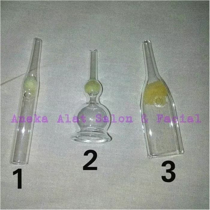 Kaca vakum aksesoris alat facial salon kecantikan