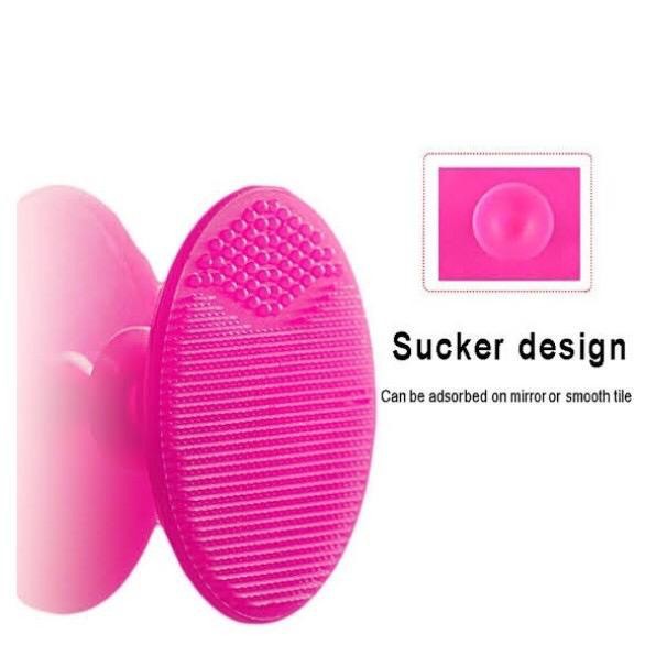 Sikat Silicone Pembersih Komedo Di Wajah - Magic Silicone Face Brush Oval