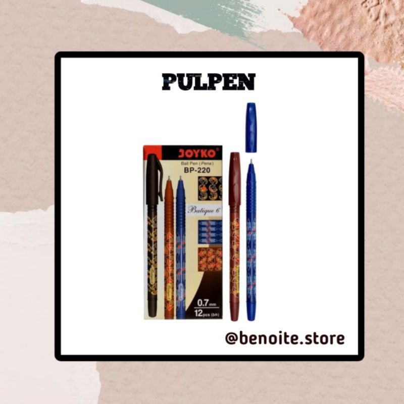 

pulpen batik joyko bp 220