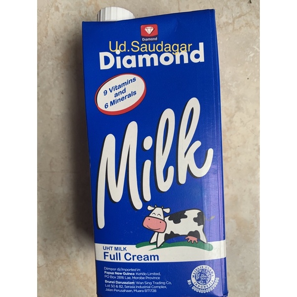 

Diamond Milk Susu UHT 1 Liter Full cream