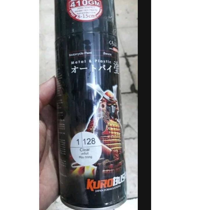 Koleksi Terbaru.. Cat Samurai Paint 128 CLEAR- Vernis -Kilap - anti gores - Pilox pylog -cat semprot