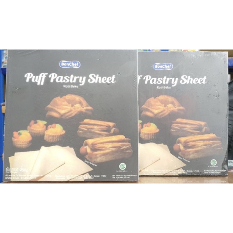 Bonchef Puff Pastry Sheet / Kulit Pastry Bonchef 750Gr (Expired September 2022)