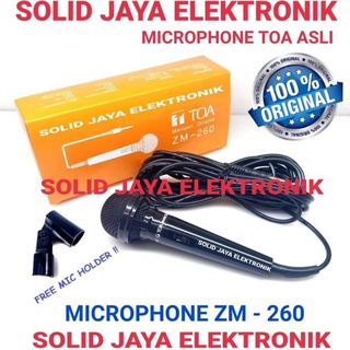 Jual Mic Toa Zm-260 Mik Kabel Zm260 Zm 260 Microphone Mikropon Dinamic