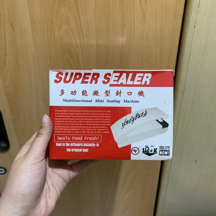 SUPER SEALER PLASTIK MINI PORTABLE PERALATAN DAPUR UNIK LAS
