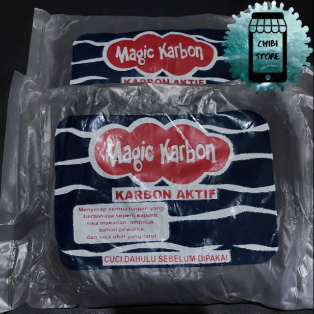 ARANG KARBON AKTIF MAGIC KARBON BESAR FILTER AQUARIUM / CARBON ACTIVE BESAR