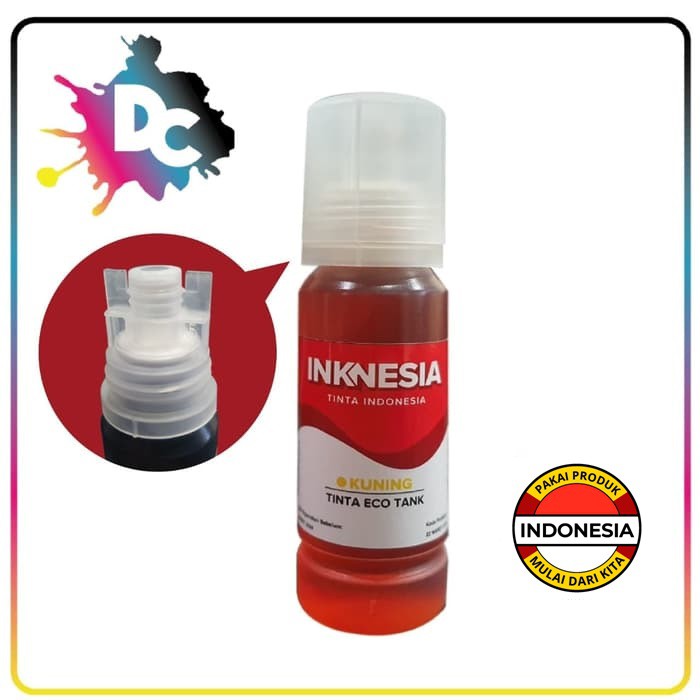 Tinta Refill Dye Eco Tank 003 90ml Inknesia  L120 L310 L300 L210 L350 L220 L360 L365 L1300 Dll