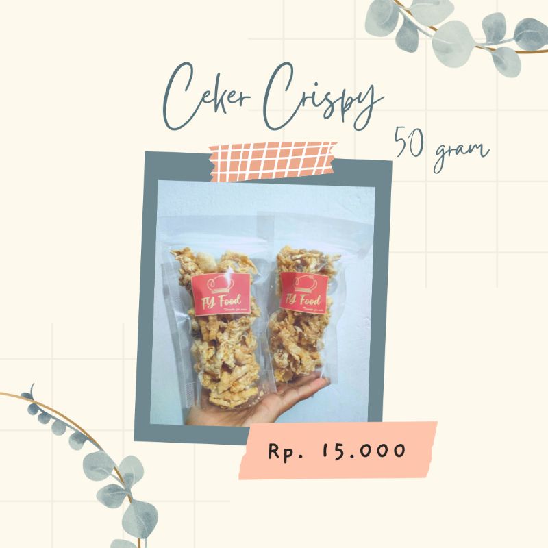 

Ceker Crispy 50gram