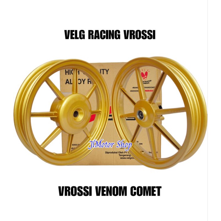 Velg Racing V Rossi Mio J Fino Soul GT Xride Vario 110 125 150 Beat Scoopy Spacy Genio Model RCB VENOM Comet