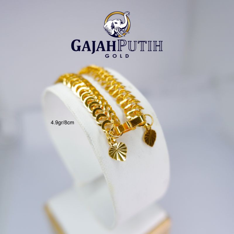 4,9gr Gelang Model Krepyak Kelabang Emas Asli KodeO24980