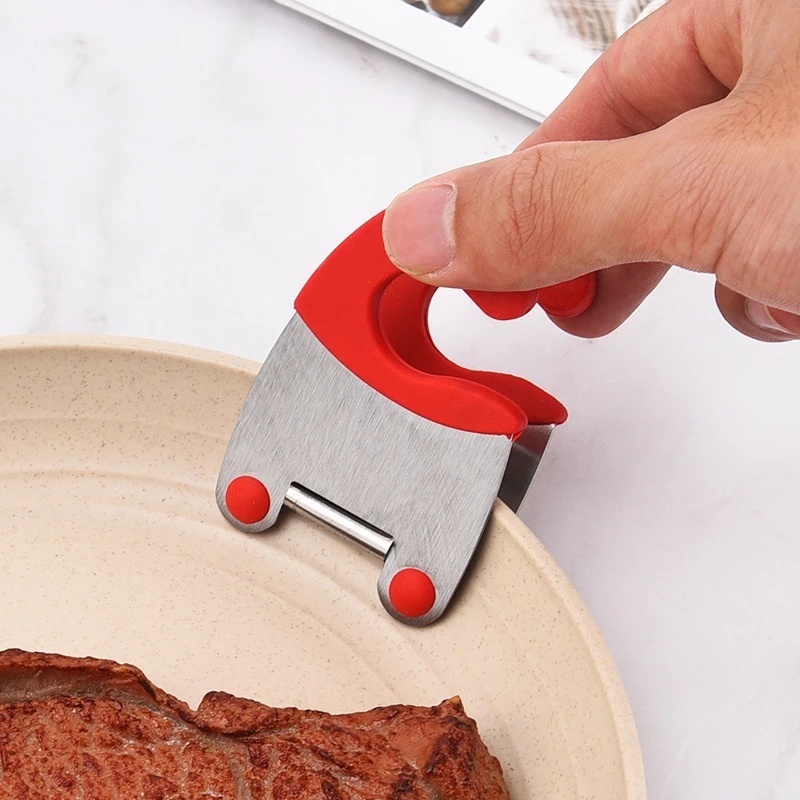 Klip Holder Spatula Sendok Garpu Piring Bahan Stainless Steel Anti slip Hemat Ruang Serbaguna Untuk Aksesoris Dapur