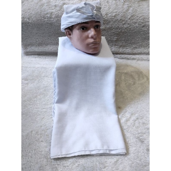 udeng putih bungkulan ( mangku)