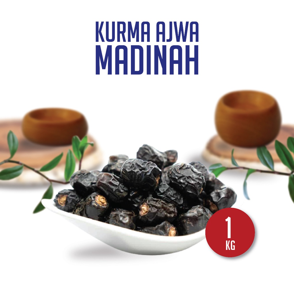 

Kurma Ajwa 1 Kg Kurma - ajwa madinah 1kg