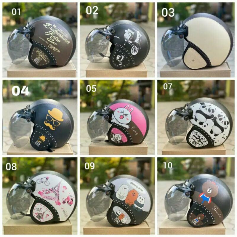 HELM RETRO / HELM BOGO RETRO / HELM RETRO KARAKTER