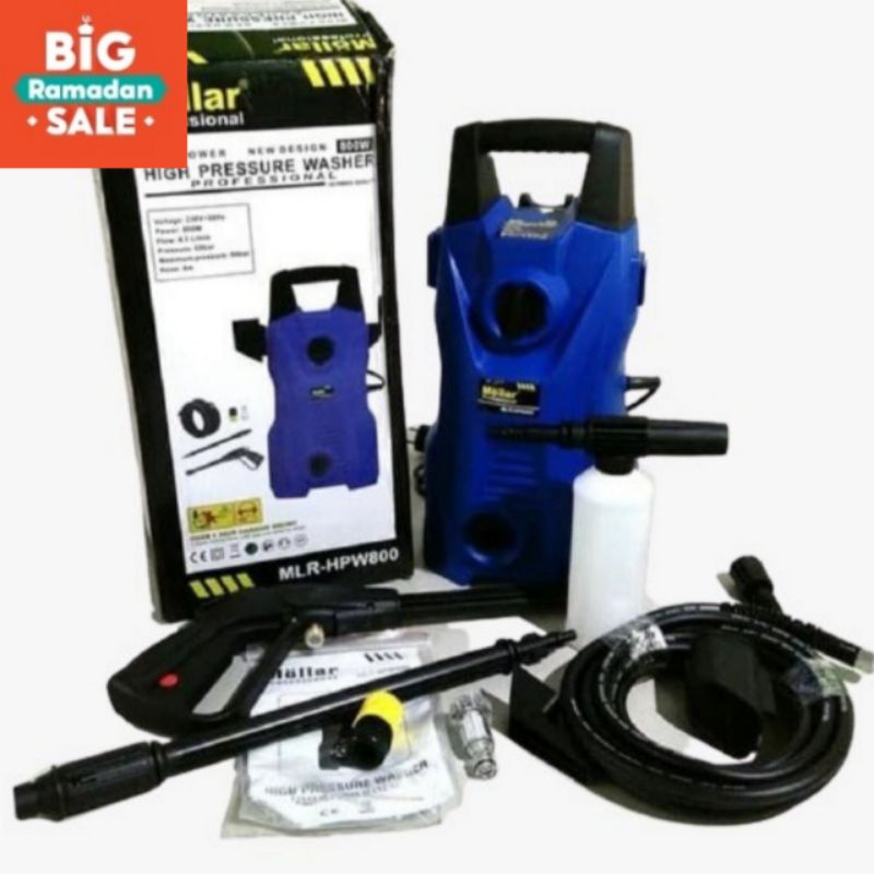 Mollar High Pressure Washer HPW 800 Alat Cuci Mobil Motor Jet Cleaner Steam