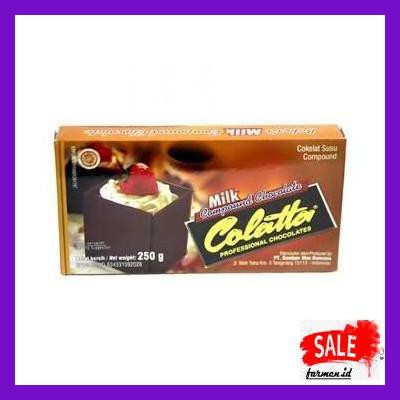 

SAKMACOKLAT- COKELAT SUSU, MILK COMPOUND COLATTA 250GR -MAKANAN-MINUMAN.