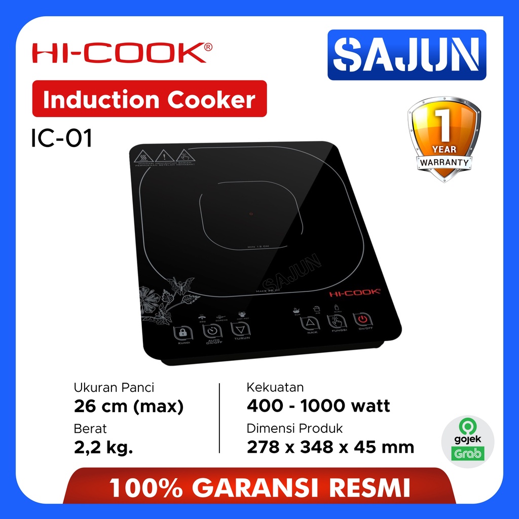 HI-Cook Induction Cooker IC-01 Kompor Induksi IC 01