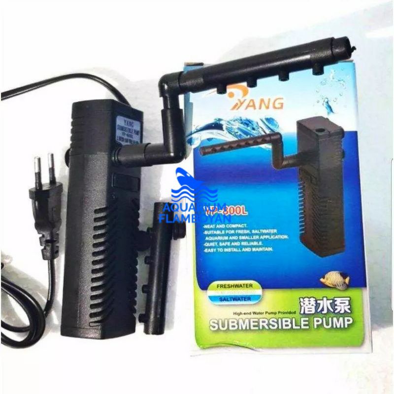 Filter internal pompa celup YANG YP800L YP 800 L mesin filter mini aquarium aquascape
