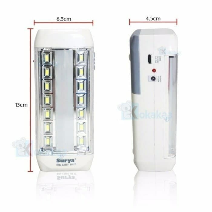 LAMPU EMERGENCY LED CHARGER SURYA