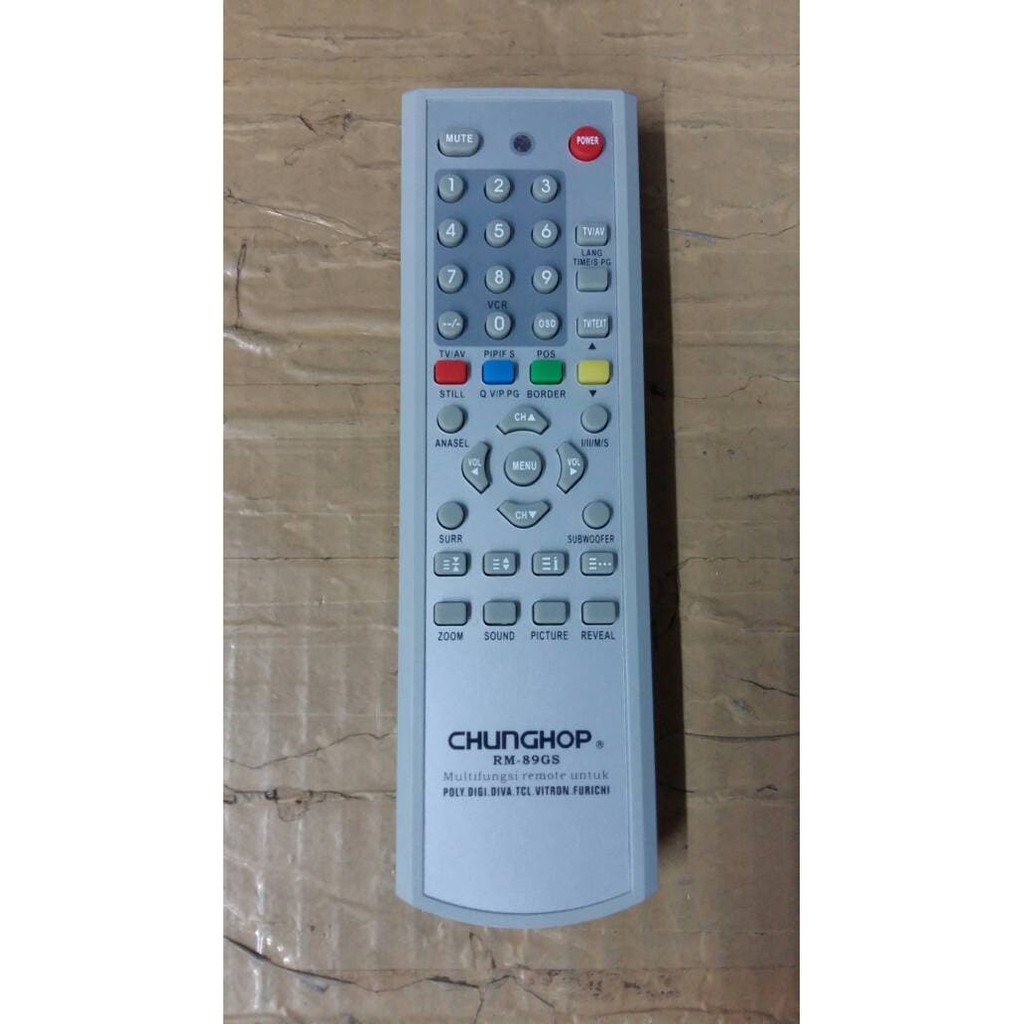 new remote tv tabung polytron-digitech-TCL-Vitron kualitas terbaik