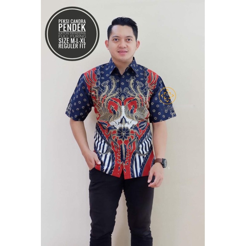 KEMEJA BATIK SOLO MOTIF PEKSI CANDRA