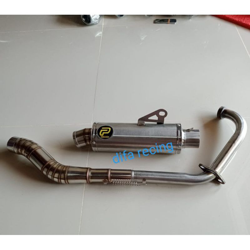 knalpot racing Pekajaman buat Vixion Fu MX Sonic cb CBR R15 Tiger Scorpio dll
