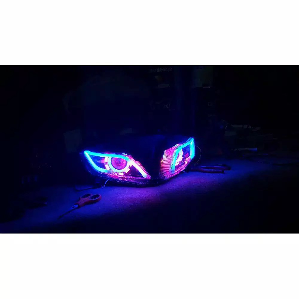 Paket Projie led plus Lampu depan R15 V3 - Led projie R15 V3 - HR Motoshop