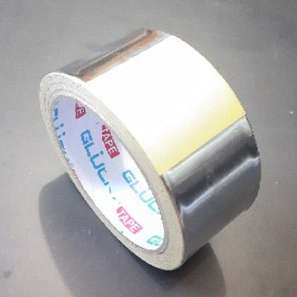 Lakban Aluminium Foil Tape 2inci / isolasi Aluminium Silver (A1185)