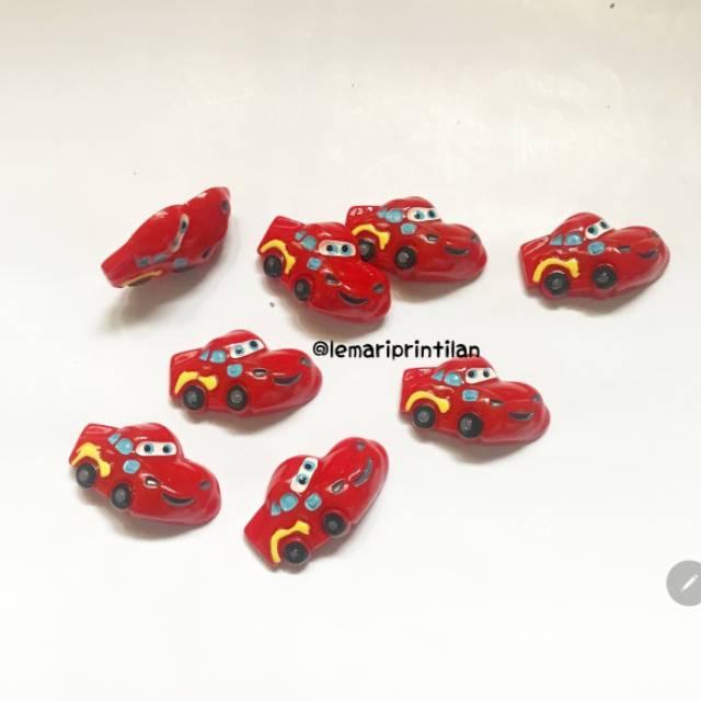 Lp Hiasan Bento Lucu Resin Bento Tools Alat Bento Peralatan Bento Perlengkapan Bento Anak Cars