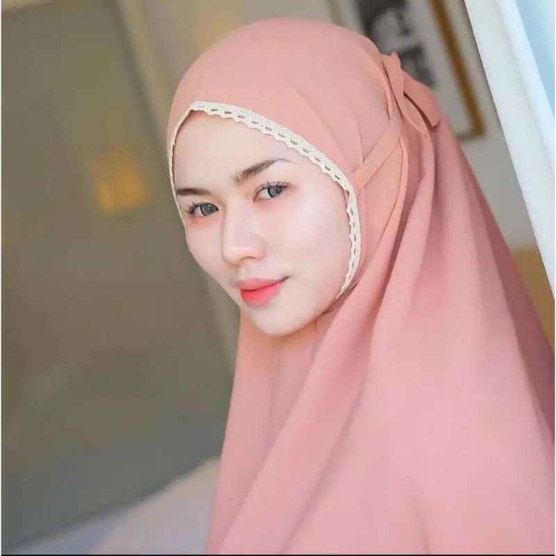 Jual Hijab Instan Harian / Jilbab Harian / Jilbab Renda Maryam / Hijab ...