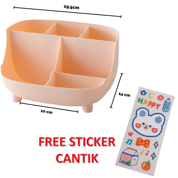 

Buruan Tempat Penyimpanan Alat Tulis Rak Skincare 6 Sekat Desk Organizer Hot Sale