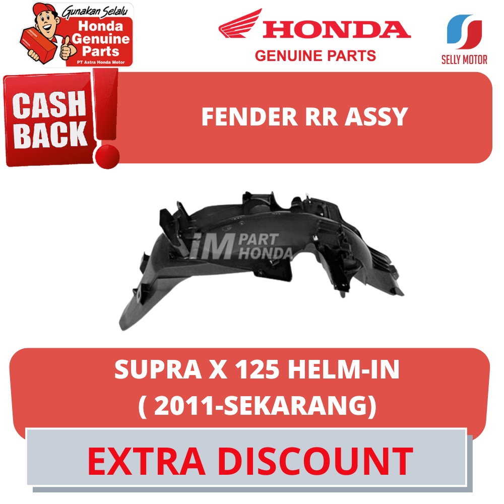 FENDER RR ASSY untuk motor Supra X 125 Helm In