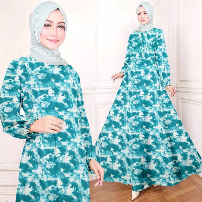 Gamis katun poly premium