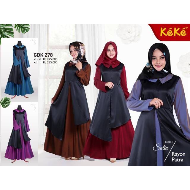 Gamis Dewasa Keke ~GDK 278~