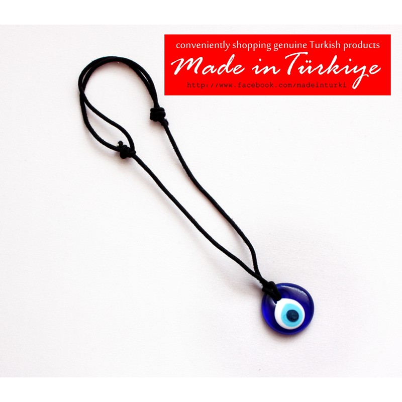 Kalung Nazar Boncuk Blue Evil Eye Asli Turki