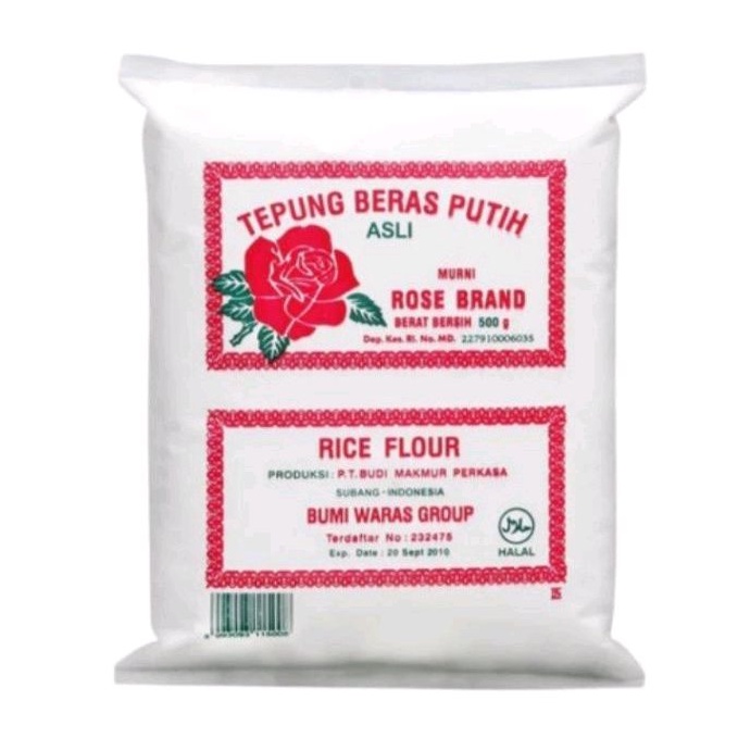 

Tepung Beras Putih ROSE BRAND 500GR